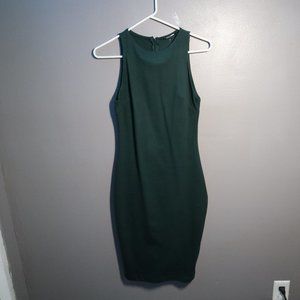 Melinda Body Sculpting Midi Dress - Hunter Green